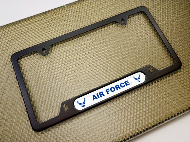 U.S. Air Force Symbol - Car Metal License Plate Frame